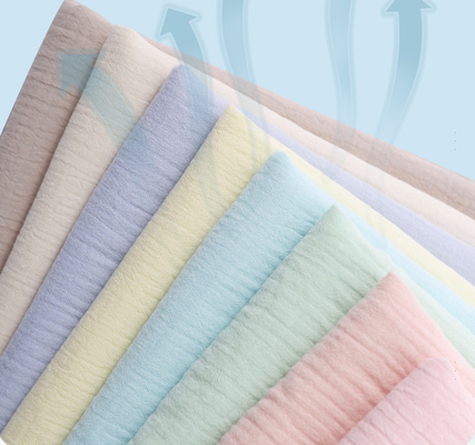 120X120X40S Pamuklu Gazlı Bez Pijama İçin 2 Katmanlı Bebek Gazlı Pamuklu Kumaş