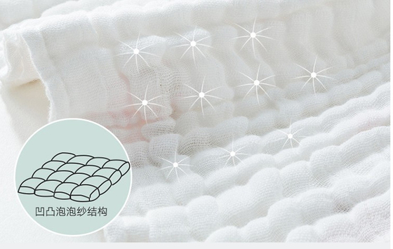 %30 Bambu %70 Pamuk Kundak Tül Kumaş Bebek Ürünleri Hafif