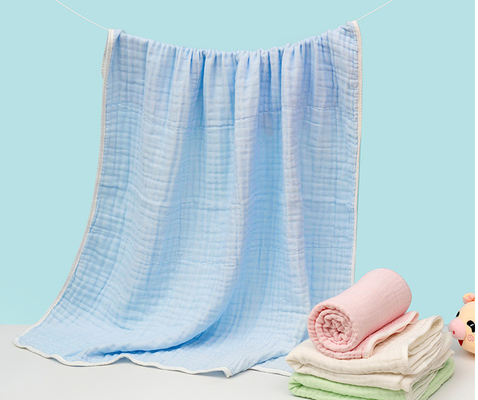 Çok Katmanlı Mavi Kundak Gazlı Bez Kumaş 40S 220GSM Anında Su Emme