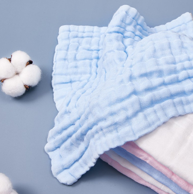 Altı Katmanlı 40S Kalın Krep Kundak Gazlı Bez Kumaş 250GSM Nefes Alabilir
