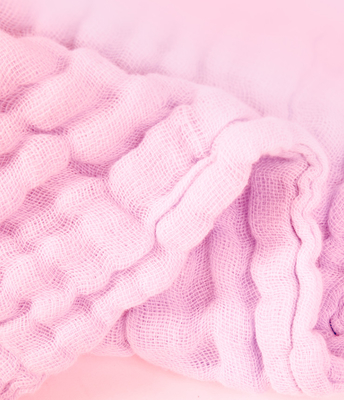 40S Modal Dokuma Pembe Tül Kumaş