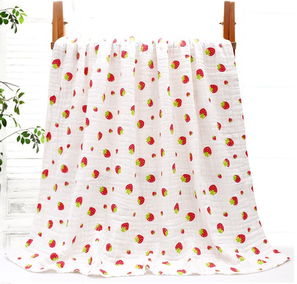 Rahat Canlı Tasarım Renkli Yumuşak Gazlı Bez Kumaş 150gsm Tahriş Etmez