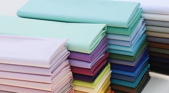 133X100 Pamuk üniforma Kumaşlar 50SX50S İmitasyon Tencel 110GSM Dokuma Çocuk Erkek Gömlek Uzun Elyaf