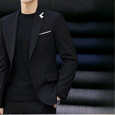 62% Polyester 29% Rayon 4% Spandex Kumaş Teryene Blend Suit Kumaş
