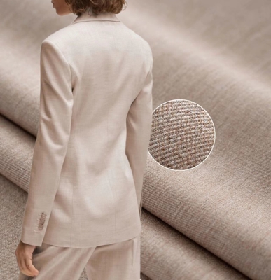 66% Polyester 30% Rayon 4% Spandex İş Malzemesi Üniforma Elbise Pantolon ve Eteği Seyahat Takımı Kumaş