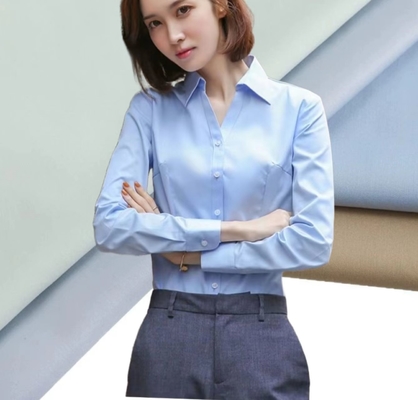 %60 Pamuk %40 Poliester Twill CVC Kumaş ` Pantolon Günlük Çalışma Giysileri 125gm Ofis Tişört Giysi