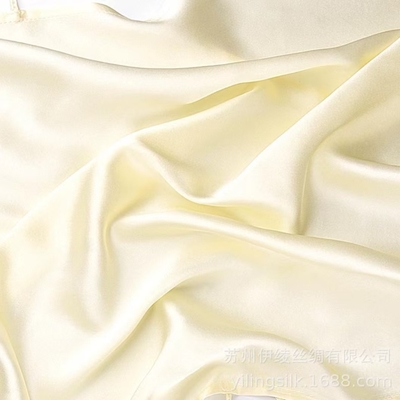 Çift taraflı Satin Taklit İpek 97% Poliester 3% Spandex Satin Poliester 190gm Akşam elbiseleri Bluz ve eşarplar