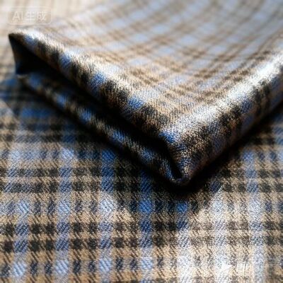 %30 Rayon %70 Polyester 280gsm 280gsm Pürüzsüz Sert Tuşe Mükemmel Dökümlü Kareli Blazer Kumaşı