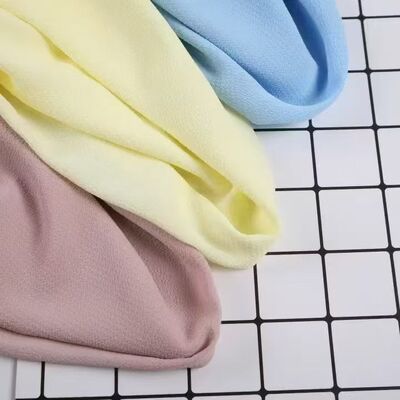 75GSM Chiffon Kumaş Yumuşak Dokunma Chiffon Moda Elbise Kumaş Hafif Chiffon Kumaş
