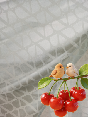 225gm 50%Lüks Asetat Karışımı Jacquard Takım Kumaş Çağdaş Kadın Giysileri İçin İpek Görünüşü