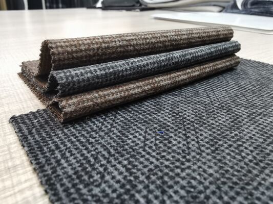 400GSM İpliği Boyalı Ekose Takım Elbise Kumaşı | %39 Rayon, %56 Polyester, %5 Spandex İş Elbisesi Kumaşı, Kışlık Takım Elbise Kumaşı,