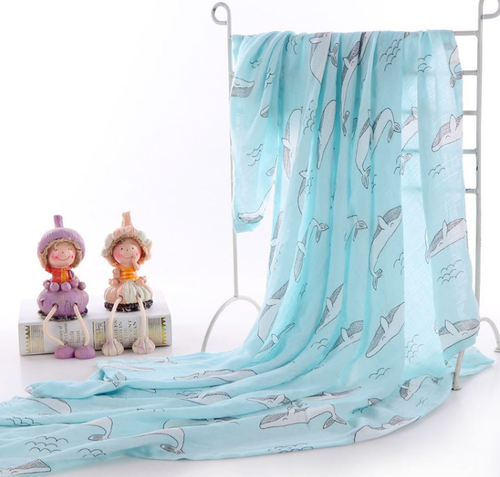 Çocuk Giyim için Bahçede Canlı Desen 40S 115GSM Muslin Gazlı Bez Kumaş