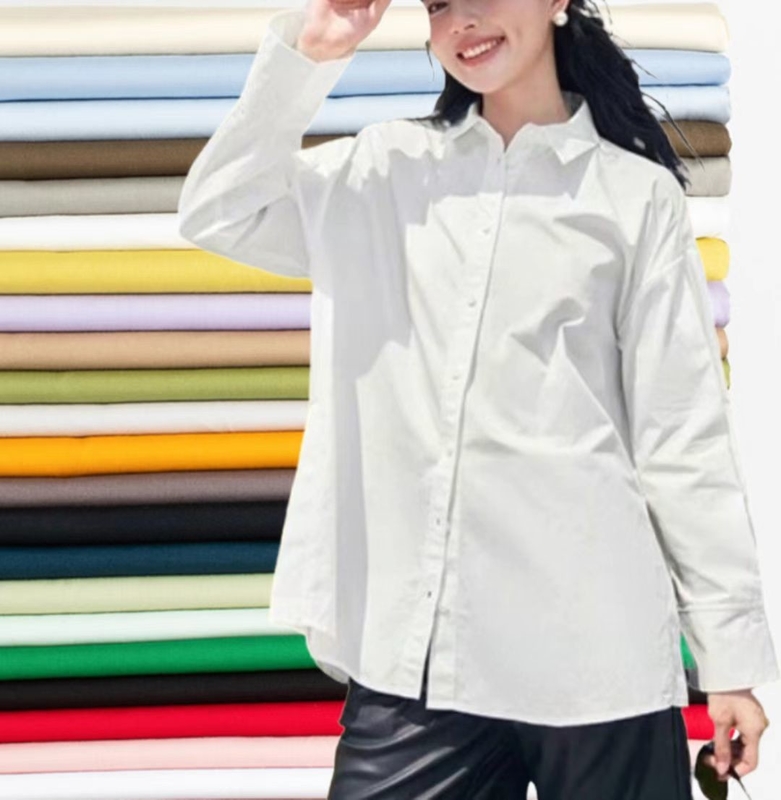 Esneklik Pamuk Polyester Spandex Pantolon Kumaşı Fress Gömlek Çantaları 45sX45D+40D130X70 160GSM