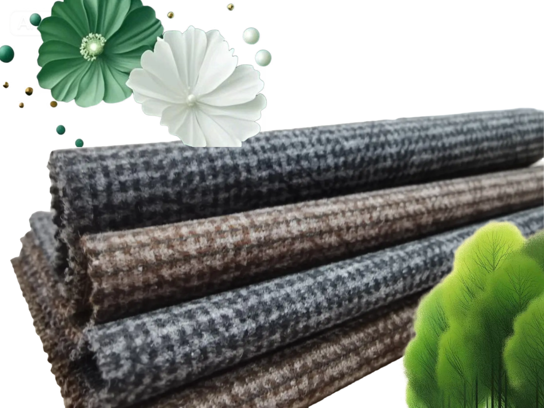 400GSM İpliği Boyalı Ekose Takım Elbise Kumaşı | %39 Rayon, %56 Polyester, %5 Spandex İş Elbisesi Kumaşı, Kışlık Takım Elbise Kumaşı,
